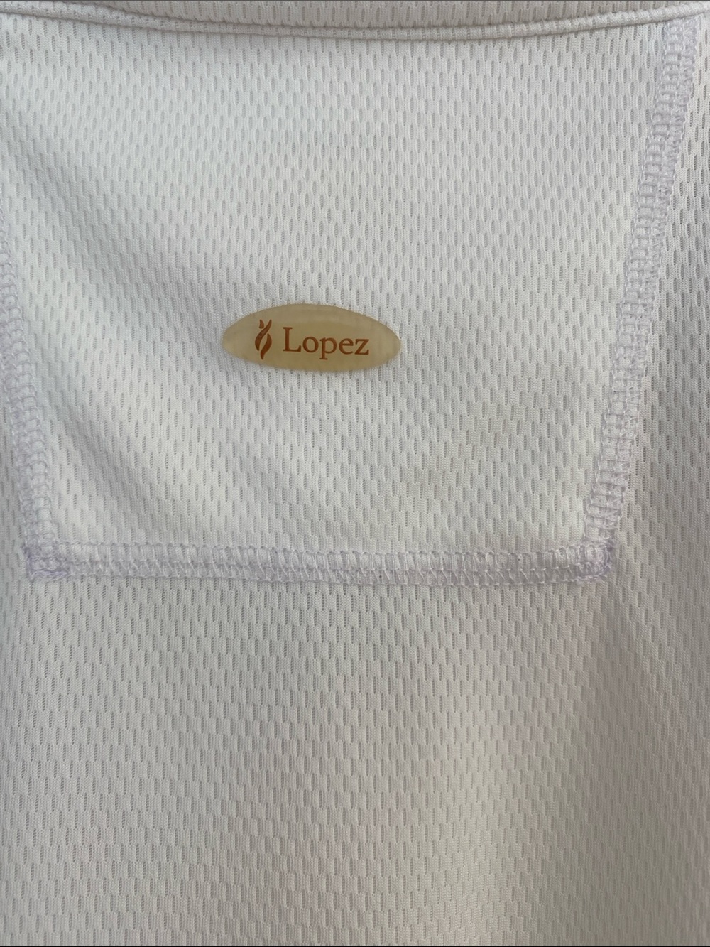 Lopez White Short-Sleeve Polo Top - Picture 3 of 10